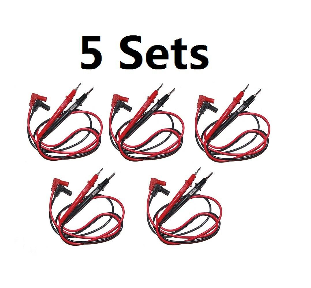 High Quality 5 Pair Universal Probe Test Leads Pin For Digital Multimeter Meter